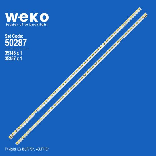WKSET-5287 35348X1 35357X1 43 V15 ART3 UD REV 1.1 2 ADET LED BAR (48LED) resmi