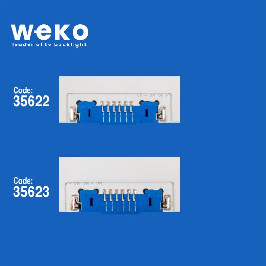 WKSET-5300 35622X1 35623X1 BN96-39673A/BN96-39674A 2 ADET LED BAR (58LED) resmi