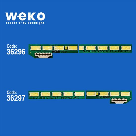 WKSET-5394 36296X1 36297X1 60 V14 UHD TV REV1.0 2 ADET LED BAR (78LED) resmi