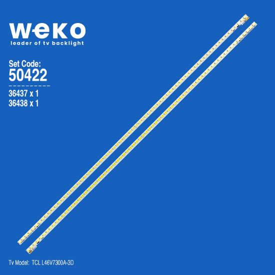 WKSET-5422 36437X1 36438X1 STS460A67_72LED 2 ADET LED BAR (72LED) resmi