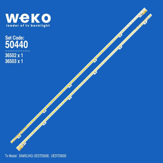 WKSET-5440 36502X1 36503X1 2011SVS37-FHD-5K6K6.5K 2 ADET LED BAR (58LED) resmi