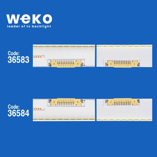 WKSET-5464 36583X1 36584X1 SAMSUNG_2014SVS48_7032SNB_U8500 2 ADET LED BAR ÇİFT SOKET resmi