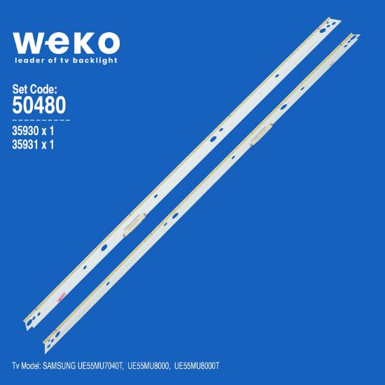 WKSET-5480 35930X1 35931X1 V7MU-550 2 ADET LED BAR (76LED) resmi