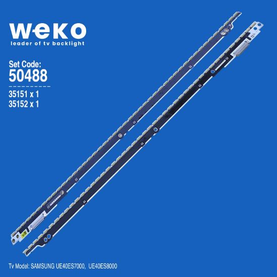 WKSET-5488 35151X1 35152X1 40SNB 3D-7032LED 2 ADET LED BAR (56LED) resmi