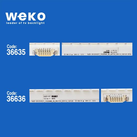 WKSET-5560 36635X1 36636X1 SLED_2012SVS37_7032NNB_2D 2 ADET LED BAR resmi