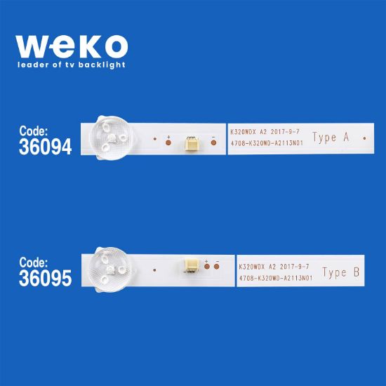 WKSET-5580 36094X1 36095X1 K320WDX A2  4708-K320WD-A2113N11 2 ADET LED BAR resmi