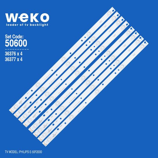 WKSET-5600 36376X4 36377X4 S-D-JP5020 8 ADET LED BAR resmi