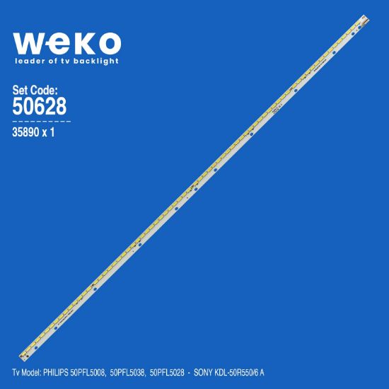 WKSET-5628 35890X1 50 V13 ART3 EDGE REV0.1 1 1 ADET LED BAR (72LED) resmi