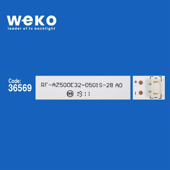 WKSET-5680 36569X10 JL.D50051235-202AS-M RF-AZ500E32-0501S-28  10 ADET LED BAR resmi