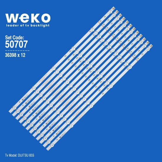 WKSET-5707 36398X12 KJ65D06-ZC22AG-03E 6S1P 303KJ650034E 12 ADET LED BAR resmi