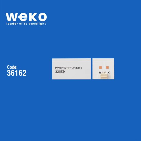 WKSET-5726 36162X2 CC02320D562V04 320E9 2X6 2 ADET LED BAR 6V resmi