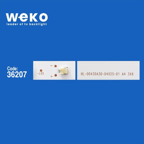 WKSET-5736 36207X3 HL-00430A30-0402S-06 A1 3X8 3 ADET LED BAR (BÖLÜNMÜŞ 6 ADET) resmi