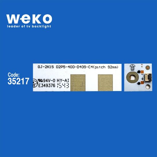 WKSET-5750 35217X4 GJ-2K15 D2P5-400-D409-C4 (PITCH 92MM) 4 ADET LED BAR resmi