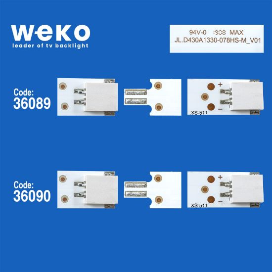 WKSET-5800 36089X2 36090X2 SVV430A52_A/B 4 ADET LED BAR (8+10LENS) resmi