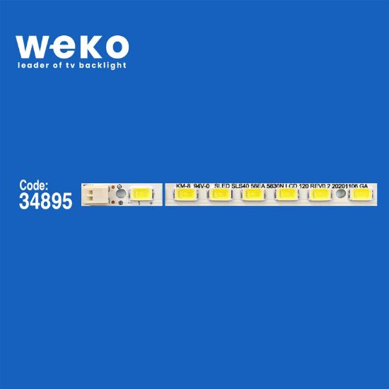 WKSET-5806 34895X4 SLED SLS40_56EA_5630N LCD 120 REV0.2 GA 4 ADET LED BAR (56LED) resmi
