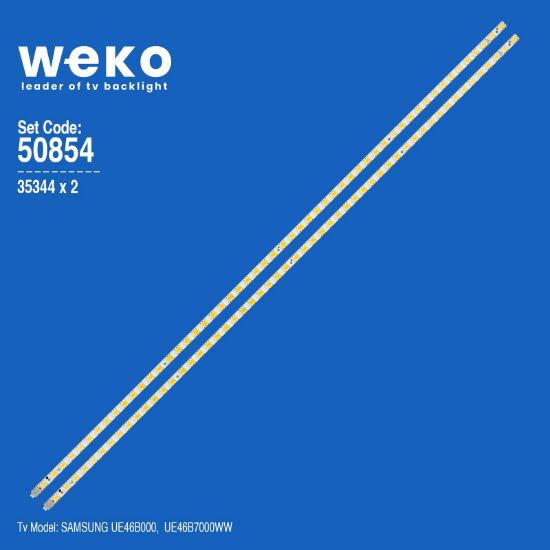 WKSET-5854 35344X2 SVS46_2ND_120HZ 2 ADET LED BAR (54LED) resmi