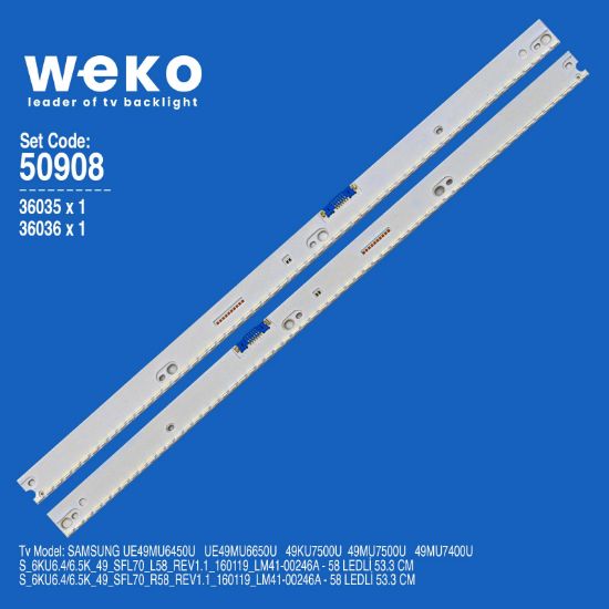 WKSET-5908 36035X1 36036X1 S_6KU6.4/6.5K_49_SFL70_L/R58_REV1.1_160119 2 ADET LED BAR (58LED) resmi