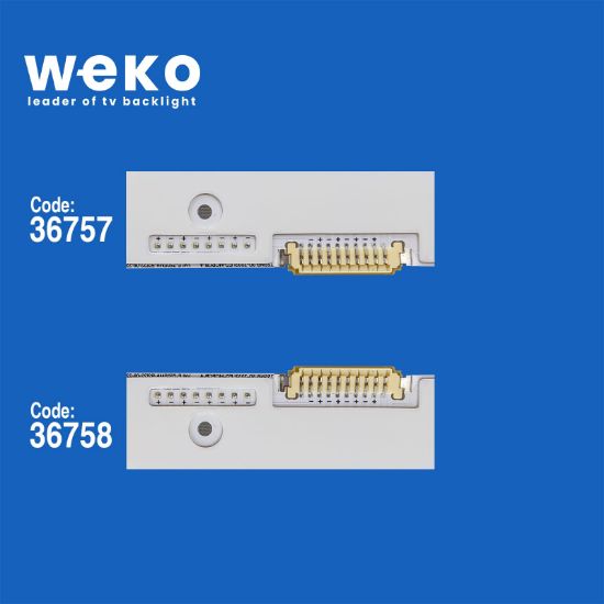 WKSET-5961 36757X2 36758X2 V4LE-750SMA/B 4 ADET LED BAR (60LED) resmi