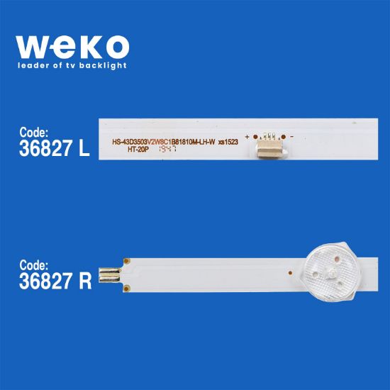 WKSET-6020 36827X3 JL.D43081330-044AS-M 3 ADET LED BAR BÖLÜNMÜŞ 6 ADET LED BAR resmi