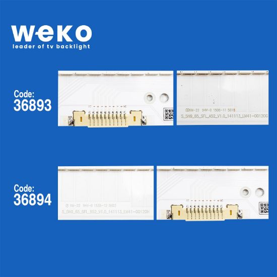 WKSET-6097 36893X2 36894X2 S_5N9_65_SFL_A52/B52 4 ADET LED BAR (52LED) resmi