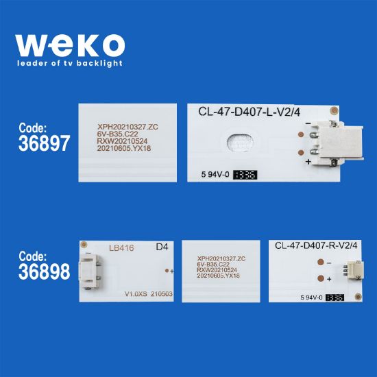 WKSET-6115 36897X4 36898X4 CL-47-D407-L/R-V4 8 ADET LED BAR resmi
