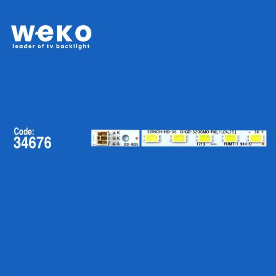 WKSET-6125 34676X2 32INCH-HD-36 - G1GE-320SM0-R6 2 ADET LED BAR (36LED) resmi