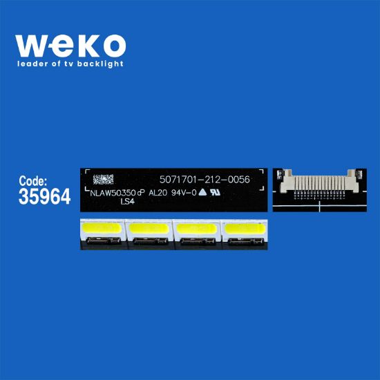 WKSET-6176 35964X3 NLAW50350 AL2 94V-0 5052901-452-0666 3 ADET LED BAR (72LED) resmi