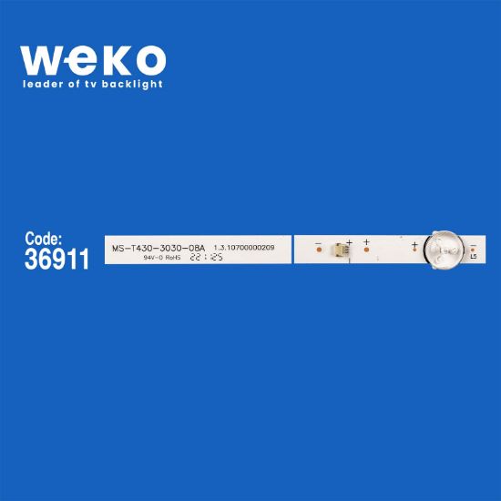 WKSET-6207 36911X3 MS-T430-3030-08A SW-LE486558   3 ADET LED BAR resmi