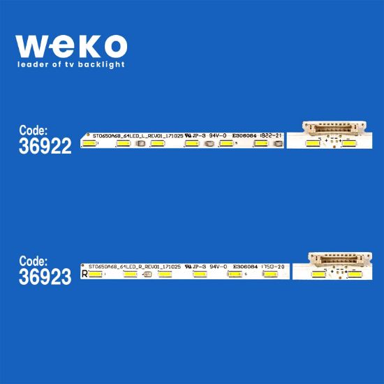 WKSET-6216 36922X1 36923X1 ST0650A68_64LED_L/R_REV01_171025 2 ADET LED BAR (65LED) resmi