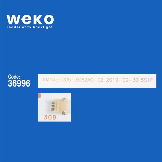 WKSET-6291 36996X9 XMNJ55D05-ZC62AG-02 5S1P 303XM550046  9 ADET LED BAR resmi