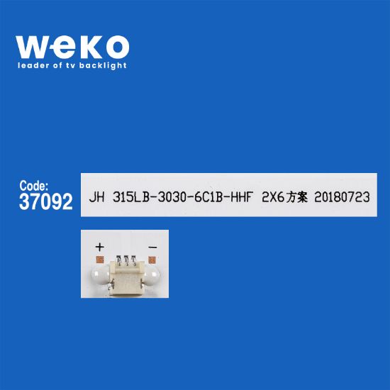 WKSET-6372 37092X2 JH 315LB-3030-6C1B-HHF 2X6  2 ADET LED BAR (3V6LED58,7CM) resmi