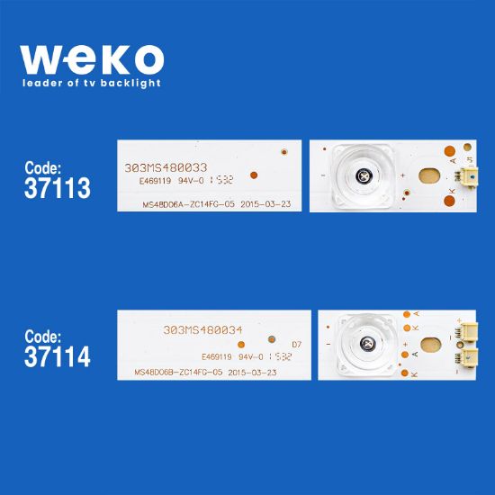 WKSET-6391 37113X10 37114X1 MS48D06A/B-ZC14FG-05  11 ADET LED BAR resmi