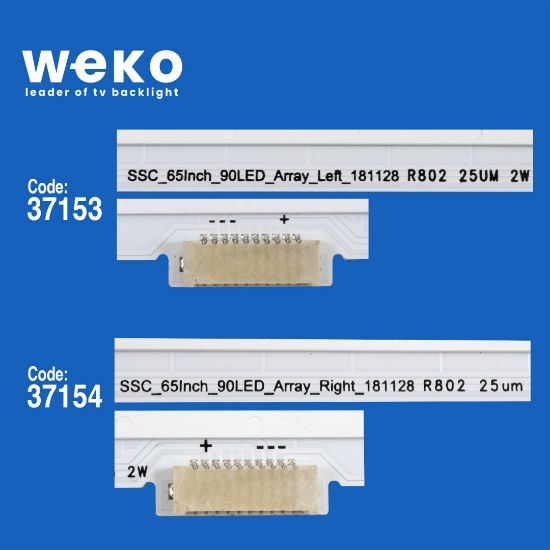 WKSET-6426 37153X1 37154X1 SSC_65İNCH_90LED_ARRAY_LEFT/RIGHT_181128  2 ADET LED BAR (90LED) resmi