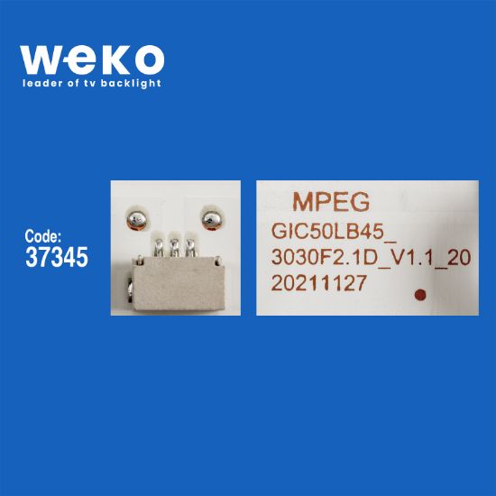 WKSET-6676 37345X2 GIC50LB45-3030F2.1D-V1 4C-LB5013-ZM04J  2 ADET LED BAR resmi