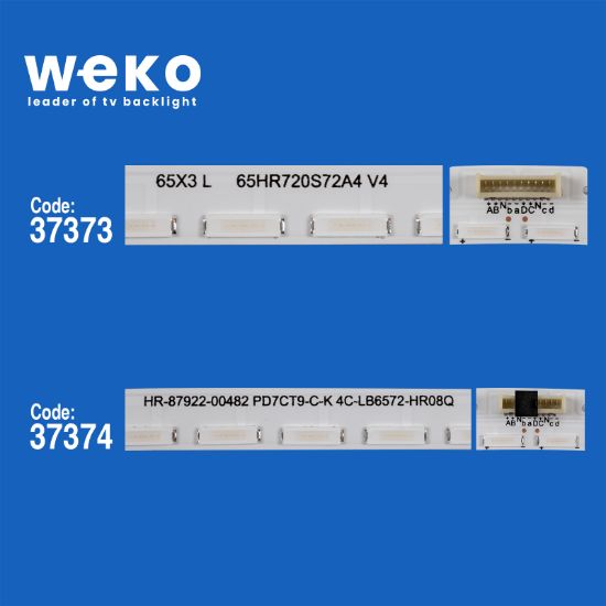 WKSET-6717 37373X1 37374X1 65HR720S72A4 /B4 V4 2 ADET LED BAR (72LED) resmi