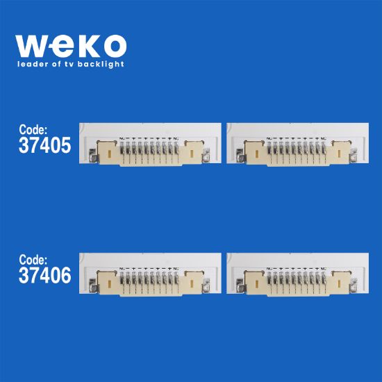 WKSET-6744 37405X1 37406X1 V5LE-550SMA/B 2 ADET LED BAR (88LED) ÇİFT SOKET resmi