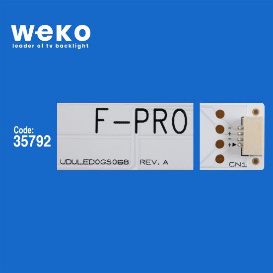 WKSET-6754 35792X10 LG INNOTEK 49INCH_FUNAI_REV.A - VDVLED0GS068 REV.A 10 ADET LED BAR resmi