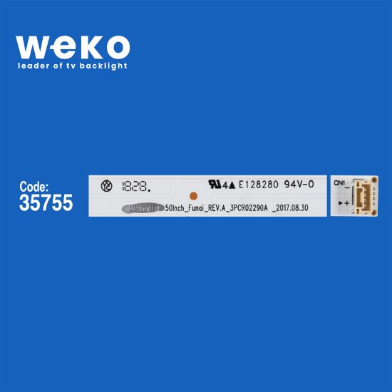 WKSET-6756 35755X4 LG INNOTEK 50INCH_FUNAİ_REV.A_3PCR02290A  4 ADET LED BAR resmi