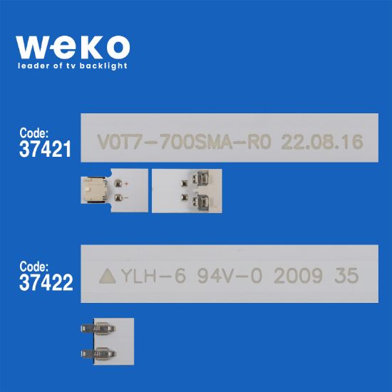WKSET-6772 37421X5 37422X5 V0T7-700SMA/MB 10 ADET LED BAR resmi