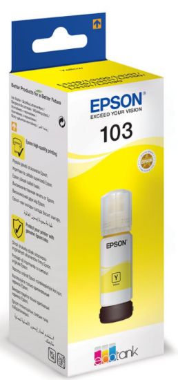 EPSON C13T00S44A 103 SARI MÜREKKEP ŞİŞESİ resmi