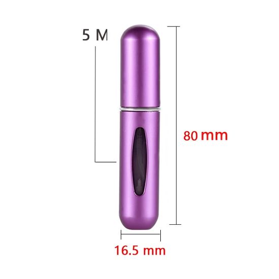 SUNUP SN-14515 PRATİK DOLDURULAN ALÜMİYUM MİNİ CEP PARFÜM ŞİŞESİ (5ML) resmi