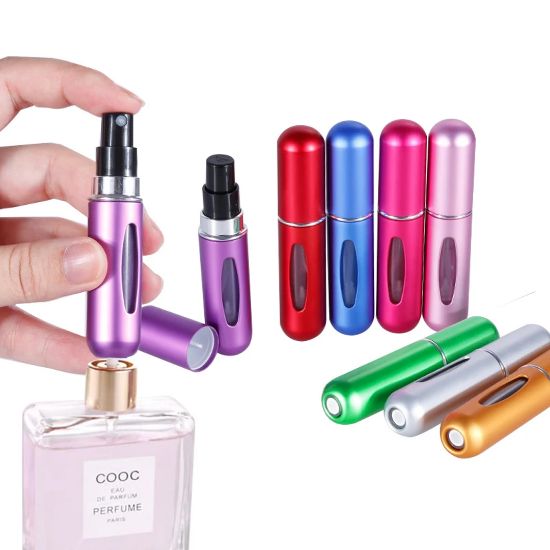SUNUP SN-14515 PRATİK DOLDURULAN ALÜMİYUM MİNİ CEP PARFÜM ŞİŞESİ (5ML) resmi