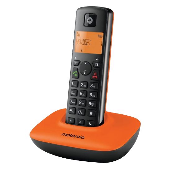 MOTOROLA T401+ DECT SİYAH TELSİZ TELEFON resmi
