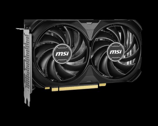 MSI RTX 4060 TI 8G VENTUS 2X BLACK E1 OC resmi
