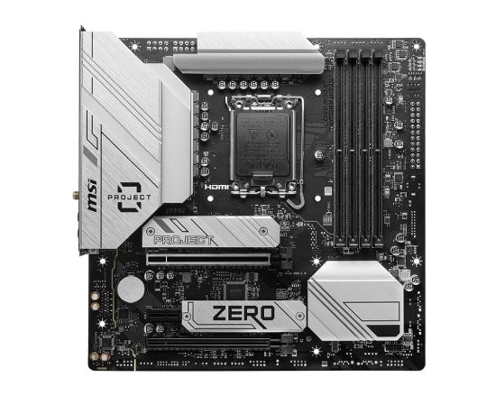 MSI B760M PROJECT ZERO 1700 DDR5 7800MHZ MATX resmi
