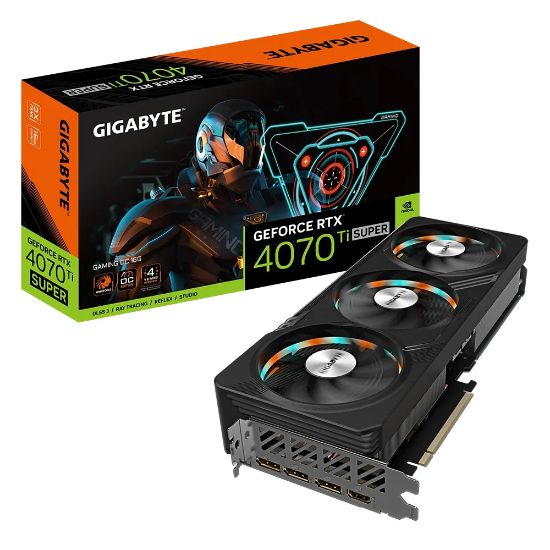 GIGABYTE GV-N407TSGAMING OC-16GD 16GB RTX4070TI SUPER GAMING OC GDDR6X DX12 DLSS3 256BIT resmi