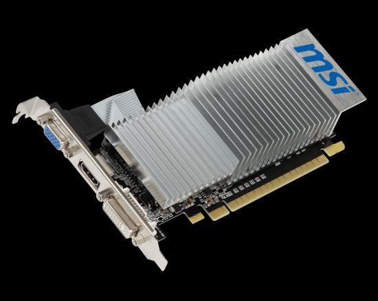 MSI N210-1GD3/LP 64Bit 1GB DDR3 VGA DVI HDMI 64B resmi