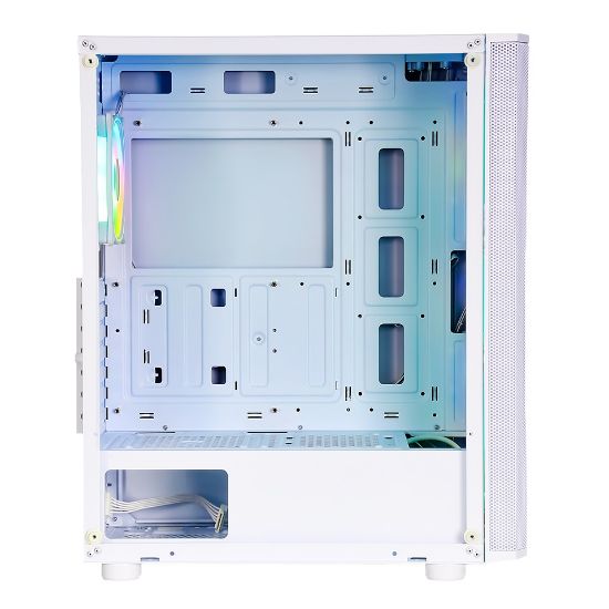 FRISBY CM-106 650W 80+ ARGB FAN MESH BEYAZ KASA resmi