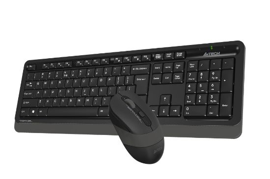 A4 TECH FG1010 Q 2.4 GHZ USB GRİ KLAVYE+MOUSE KABLOSUZ SET resmi