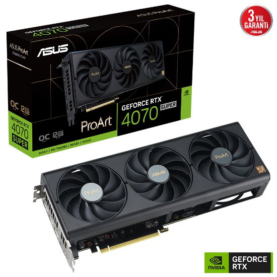 Asus PROART-RTX4070S-O12G GDDR6X 192Bit DX12 resmi